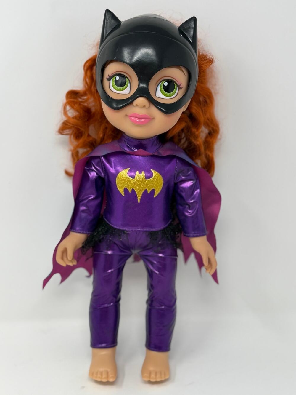 Jakks Pacific DC Super Hero Girls Batgirl Toddler Doll Purple Suit Black Mask